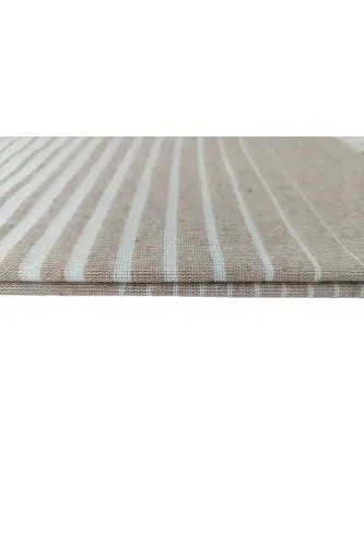 Pestemal Regenerated Cotton 100x170 Shaded Model Milky Coffee Beach Towel-Milky Coffee - PEŞTANOZ (1)