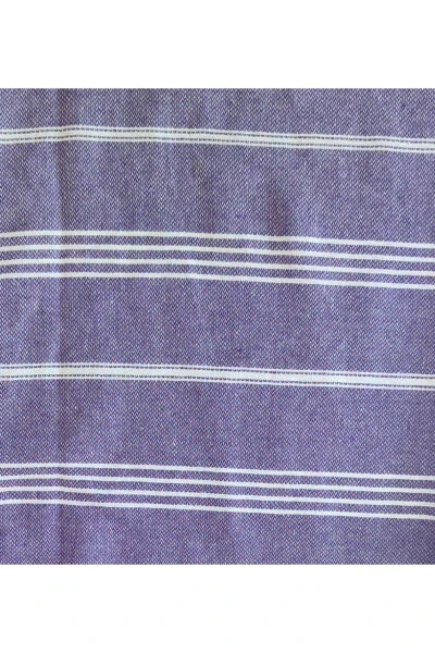 Pestemal Robe, Purple, Nuray Pattern, 100% Cotton - 3