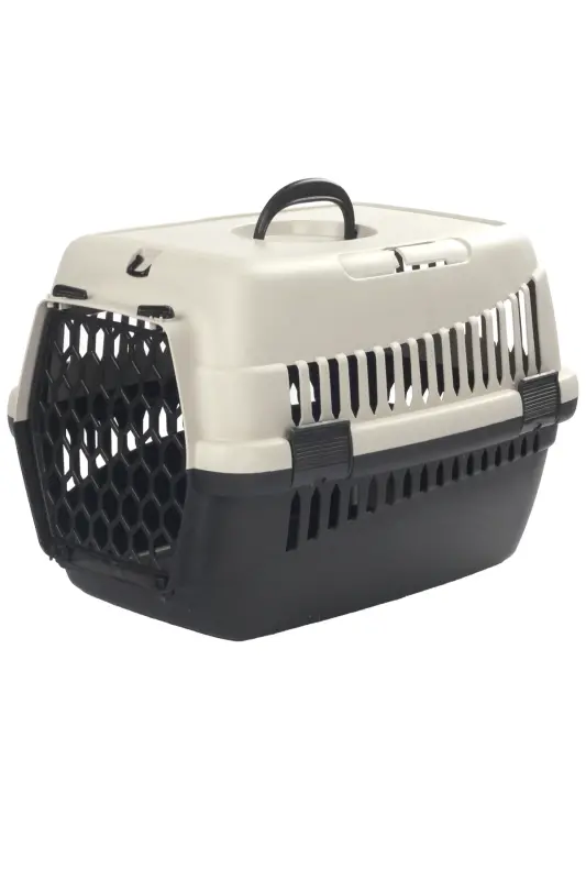 Pet Carrier Basket for Cats and Dogs, Light Gray-Gray - 1
