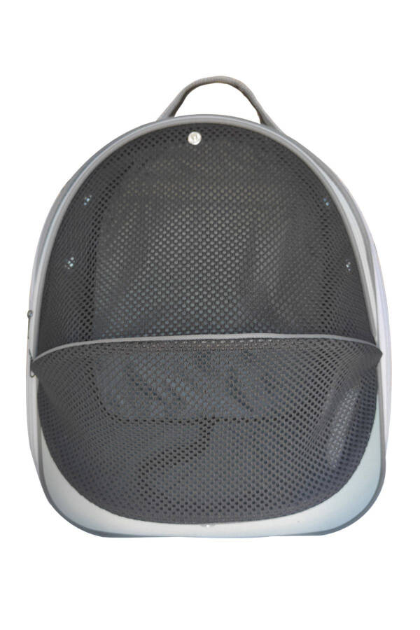 Pet Mesh Back Carrier Bag Paris Grey - 8