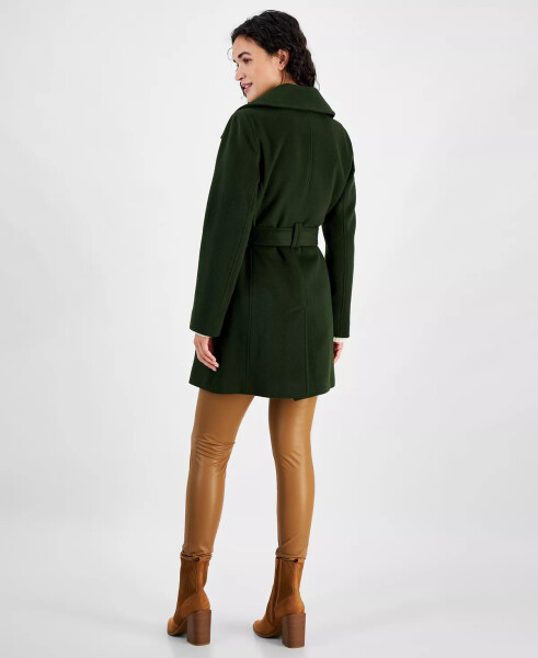 Petite Belted Zip-Front Coat, Created for Modazone Jade - 2