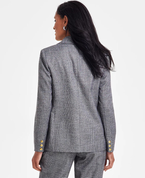 Petite Double Breasted Tweed Blazer, Created for Modazone Tweed Plaid - 2