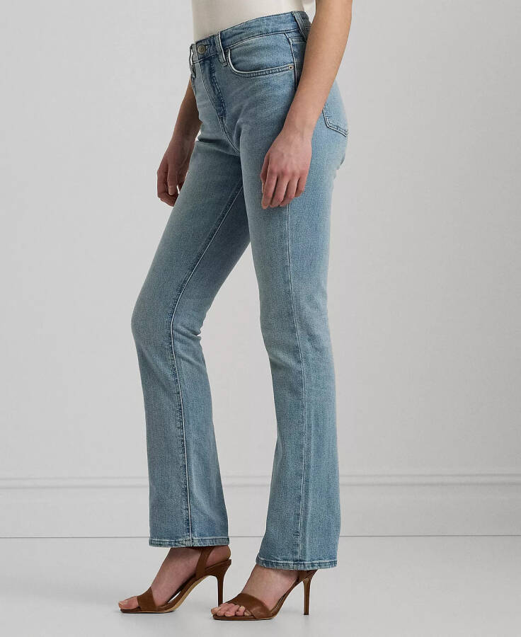 Petite High-Rise Bootcut Jeans Blue - 3