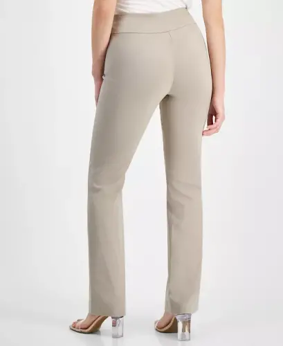 Petite Mid-Rise Bootcut Pants, Petite & Petite Short, Created for Modazone - Summer Straw - I.N.C. INTERNATIONAL CONCEPTS (1)