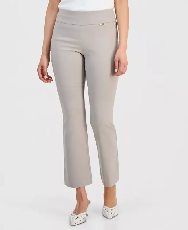 Petite Mid-Rise Bootcut Pantolon, Petite & Petite Short, Modazone için yaratıldı - 2