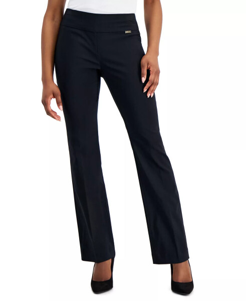 Petite Mid-Rise Bootcut Pants, Created for Macy's, Deep Black - 3