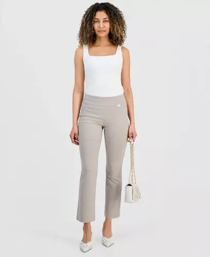 Petite Mid-Rise Bootcut Pants, Petite & Petite Short, Created for Modazone - 4