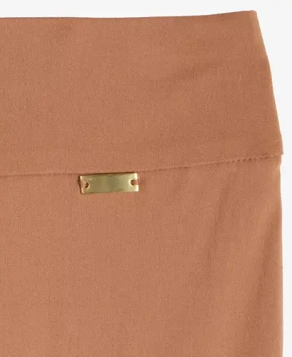 Petite Mid-Rise Bootcut Pants, Petite & Petite Short, Created for Modazone - Brown Saira - 2