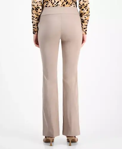 Petite Mid-Rise Bootcut Pants, Petite & Petite Short, Created for Modazone - Elegant Taupe - I.N.C. INTERNATIONAL CONCEPTS (1)