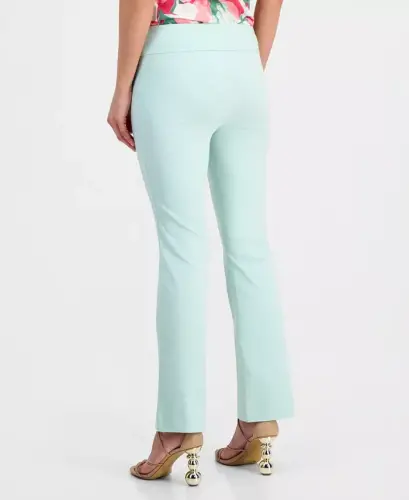 Petite Mid-Rise Bootcut Pants, Petite & Petite Short, Created for Modazone - Fuzzy Green - I.N.C. INTERNATIONAL CONCEPTS (1)
