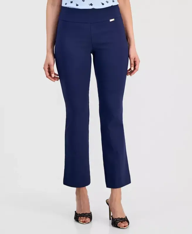 Petite Mid-Rise Bootcut Pants, Petite & Petite Short, Created for Modazone - Intrepid Blue - 3