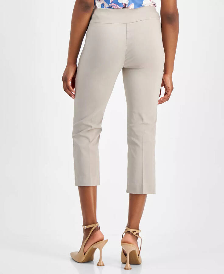 Petite Mid-Rise Straight-Leg Capri Pants, Created for Modazone Toasted Twine - 4