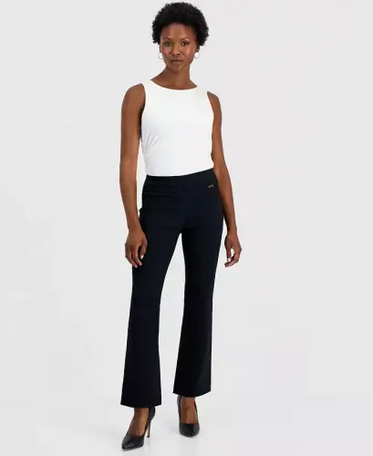 Petite Mid-Rise Bootcut Pants, Petite & Petite Short, Created for Modazone 