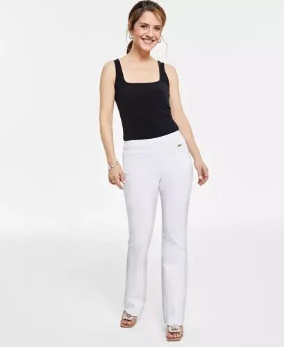 Petite Orta Yükseklikte Bootcut Pantolon, Petite & Petite Kısa, Modazone için Yaratıldı 