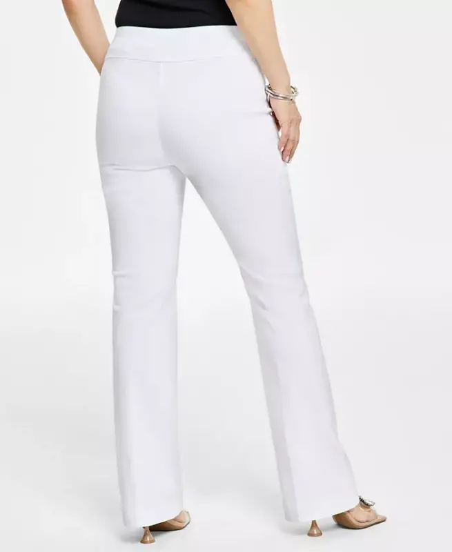 Petite Orta Yükseklikte Bootcut Pantolon, Petite & Petite Kısa, Modazone için Yaratıldı - 2