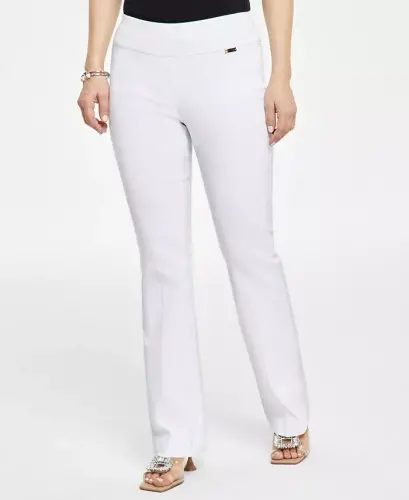Petite Orta Yükseklikte Bootcut Pantolon, Petite & Petite Kısa, Modazone için Yaratıldı - 4