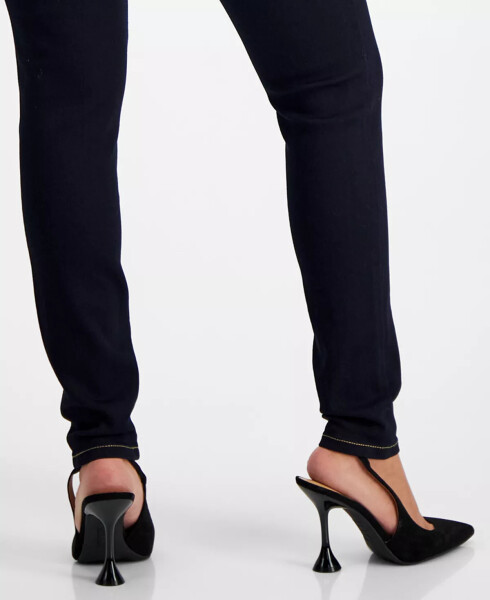 Petite Skinny-Leg Denim Jeans, Created for Modazone Dark Indigo - 4