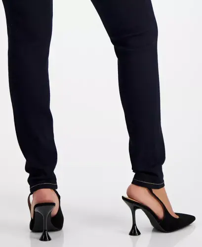 Petite Skinny-Leg Denim Jeans, Created for Modazone-Dark Indigo - 4