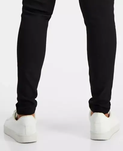 Petite Skinny-Leg Denim Jeans, Created for Modazone - Deep Black - 3