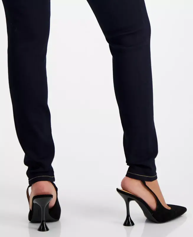Petite Skinny-Leg Denim Jeans, Modazone uchun yaratilgan - Qorong'i indigo - 4