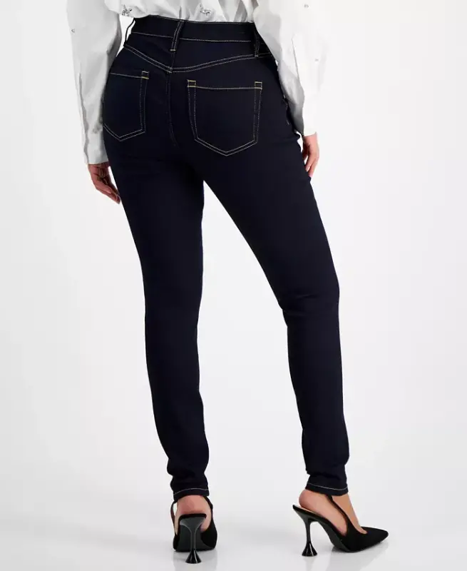 Petite Skinny-Leg Denim Jeans, Modazone uchun yaratilgan - Qorong'i indigo - 2