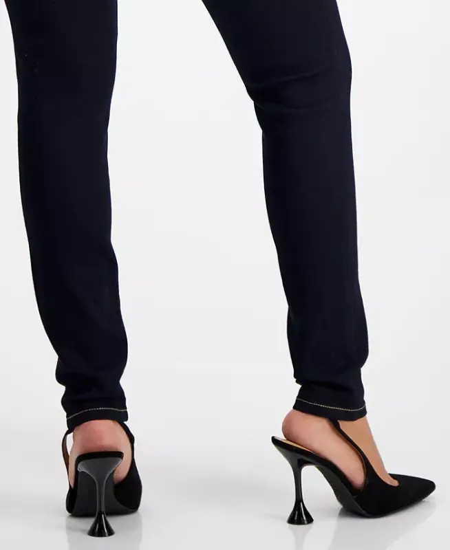 Petite Skinny-Leg Denim Jeans, Modazone uchun yaratilgan - Qorong'i indigo - 4