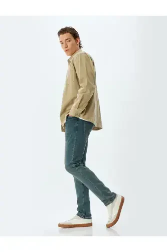 Erkek Jean Pantolon 5WAM40078ID PETROL - 2