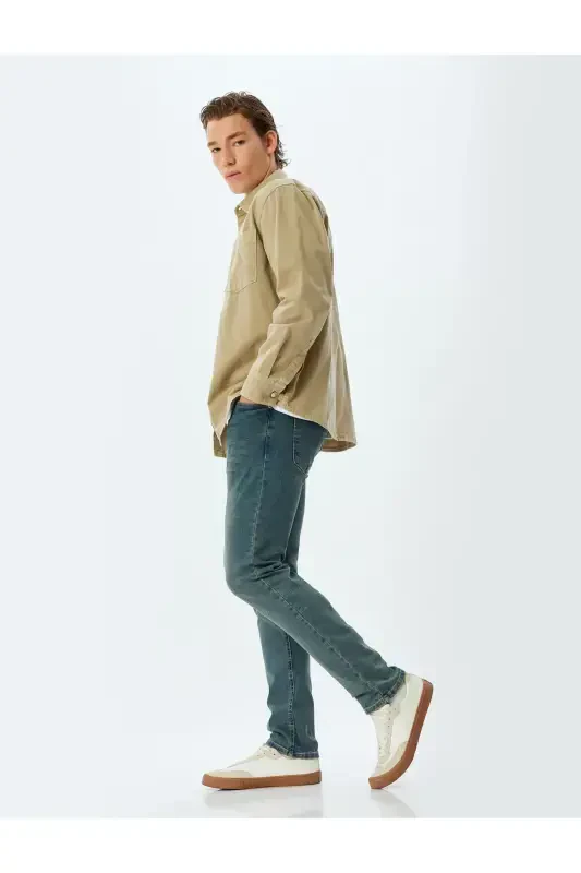 Erkek Jean Pantolon 5WAM40078ID PETROL - 2