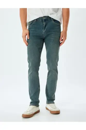 Erkek Jean Pantolon 5WAM40078ID PETROL - 3