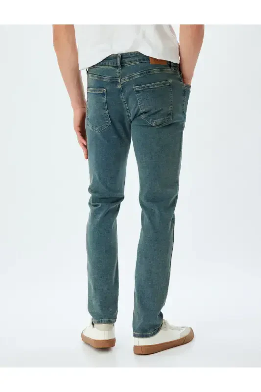 Erkek Jean Pantolon 5WAM40078ID PETROL - 4