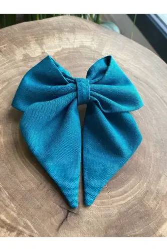 Petrol Green Ribbon Buckle / Bow Buckle / Summer Buckle-Petrol Blue - 2