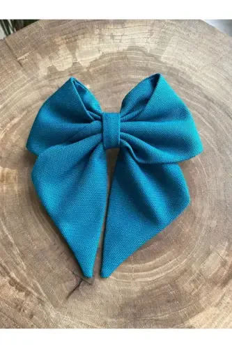 Petrol Green Ribbon Buckle / Bow Buckle / Summer Buckle-Petrol Blue - 3