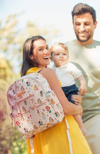 Petunia Pickle Bottom Ace Backpack | Diaper Bag | Diaper Bag Backpack for Parents | Baby Diaper Bag | Stylish and Spacious Backpack for On-the-Go Moms and Dads | Disney Princess - 5