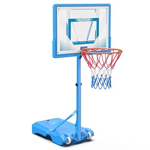 PEXMOR Pool Basketball Hoop Poolside, Portable 45-53