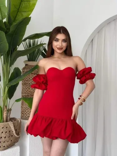 Peyda Strapless Dress - 3