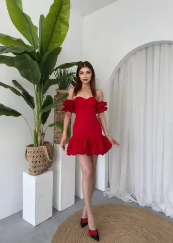 Peyda Strapless Dress - 4