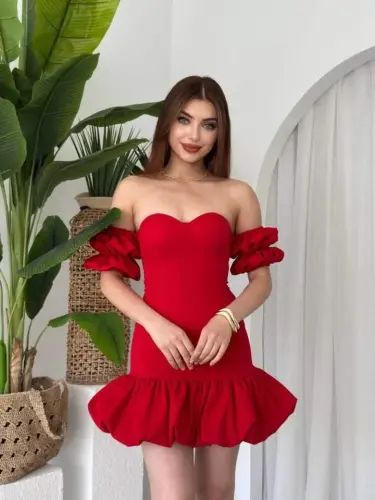 Peyda Strapless Dress - 5