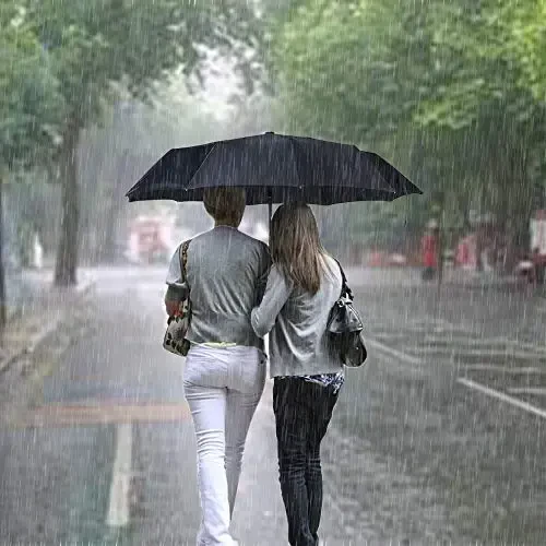 PFFY 2 dona Sayohat Soyaboni Shamolga chidamli Avtomatik Ochish & Yopish Yig'iladigan Kichik ixcham Ryukzak Avtomobil sayohati uchun zarur narsalar Yomg'ir uchun hamyon Soyabonlari - 7