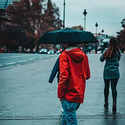 PFFY 2 Packs Travel Umbrella Windproof Auto Open & Close Collapsible Folding Small Compact Backpack Car travel Essentials Purse Umbrellas for Rain - 7