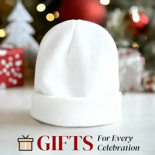 PFFY Beanie for Men Women Unisex Knit Cuffed Plain Winter Beanies Hats Skull Cap - 7