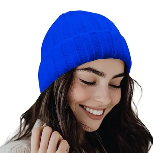 PFFY Beanie Hat for Women Winter Warm Knit Beanies Hats Skull Cap 