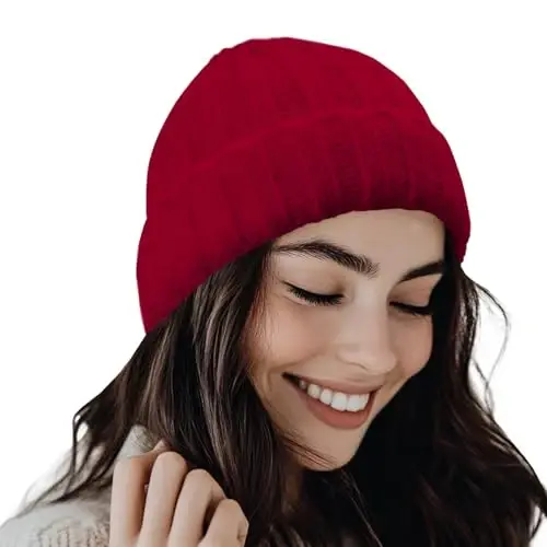 PFFY Beanie Hat for Women Winter Warm Knit Beanies Hats Skull Cap - 1