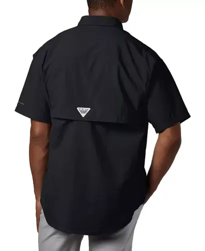 PFG Men's Bahama II UPF-50 Quick Dry Shirt - Black - 5