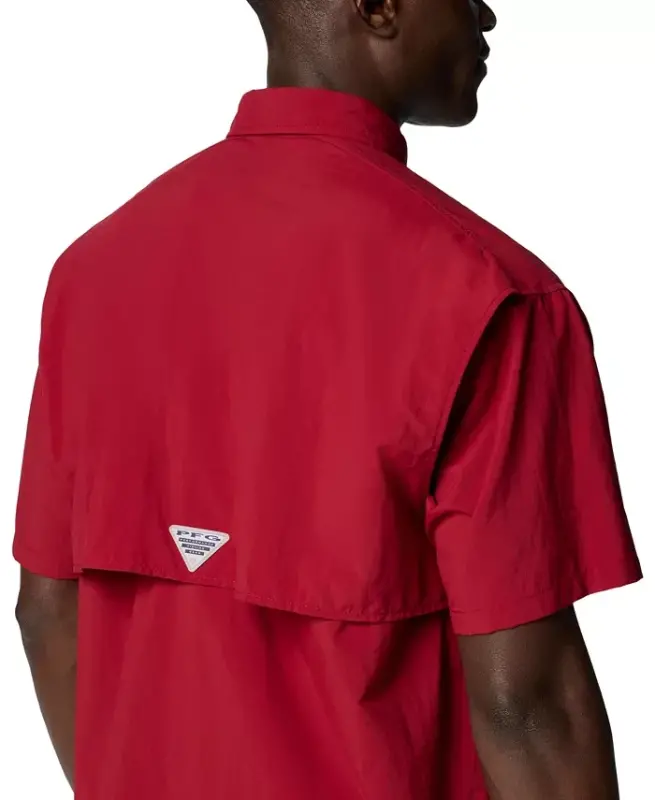 PFG Men's Bahama II UPF-50 Quick Dry Shirt - Beet - 3