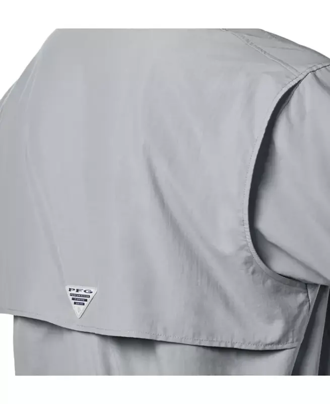 PFG Men's Bahama II UPF-50 Quick Dry Shirt - Cool Gray - 4