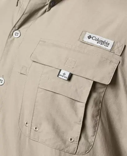 PFG Men's Bahama II UPF-50 Quick Dry Shirt - Fossil - COLUMBIA (1)
