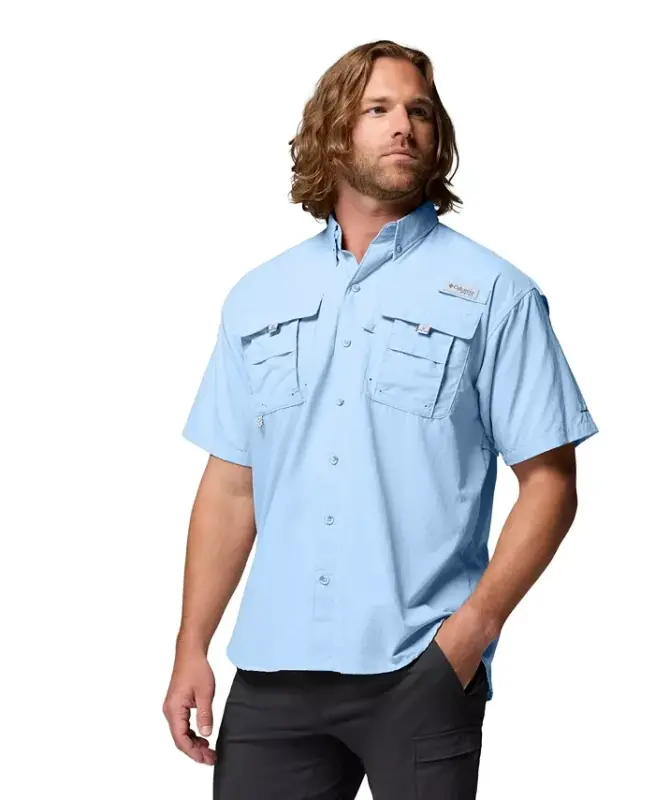 PFG Men's Bahama II UPF-50 Quick Dry Shirt-Sail - 1