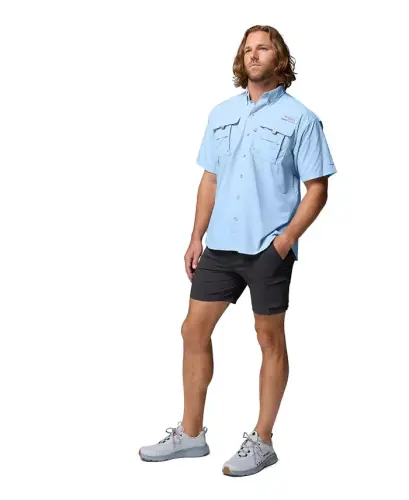 PFG Men's Bahama II UPF-50 Quick Dry Shirt-Sail - COLUMBIA (1)