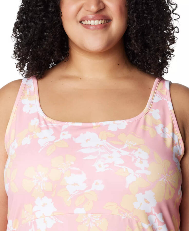 PFG Plus Size Aktiv Bosilgan Muzlatgich III Ko'ylak Sorbet, Bloomdy - 4