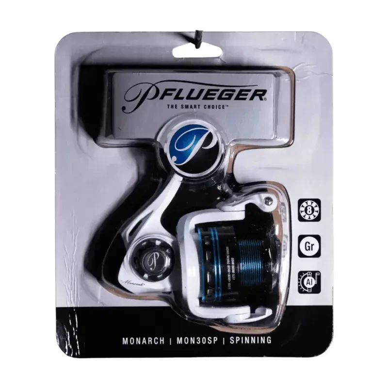 Pflueger Monarch Spinning Reel, 30 Size Fishing Reel- - Modazone